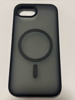 MagSafe-Compatible Slim Black iPhone Case - Matte Finish for I phone 16 E case